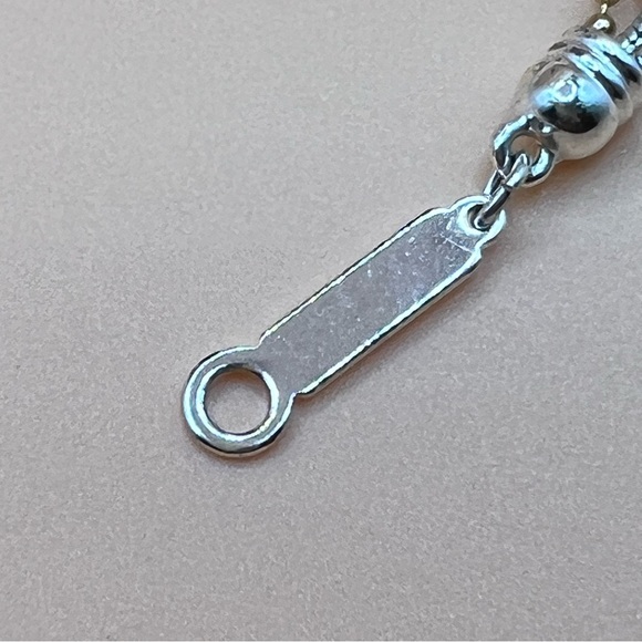 Good pre owned gold and silver tone rope style bracelet - Picture 5 of 5